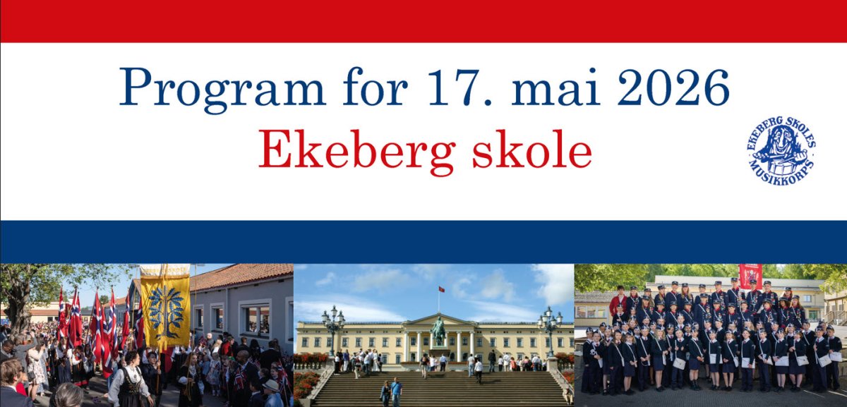 Velkommen til 17. mai på Ekeberg!